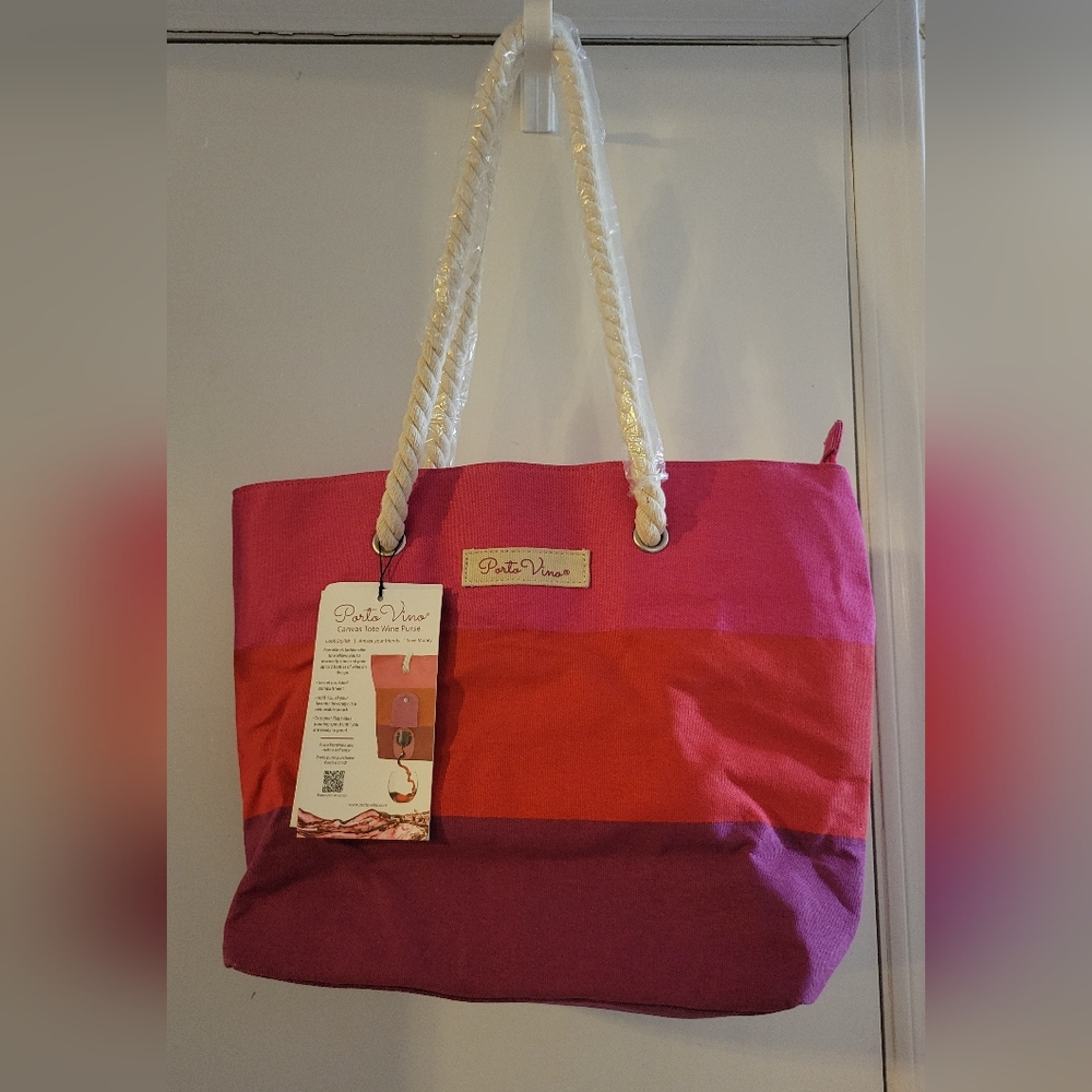 Portovino Beach Wine Tote